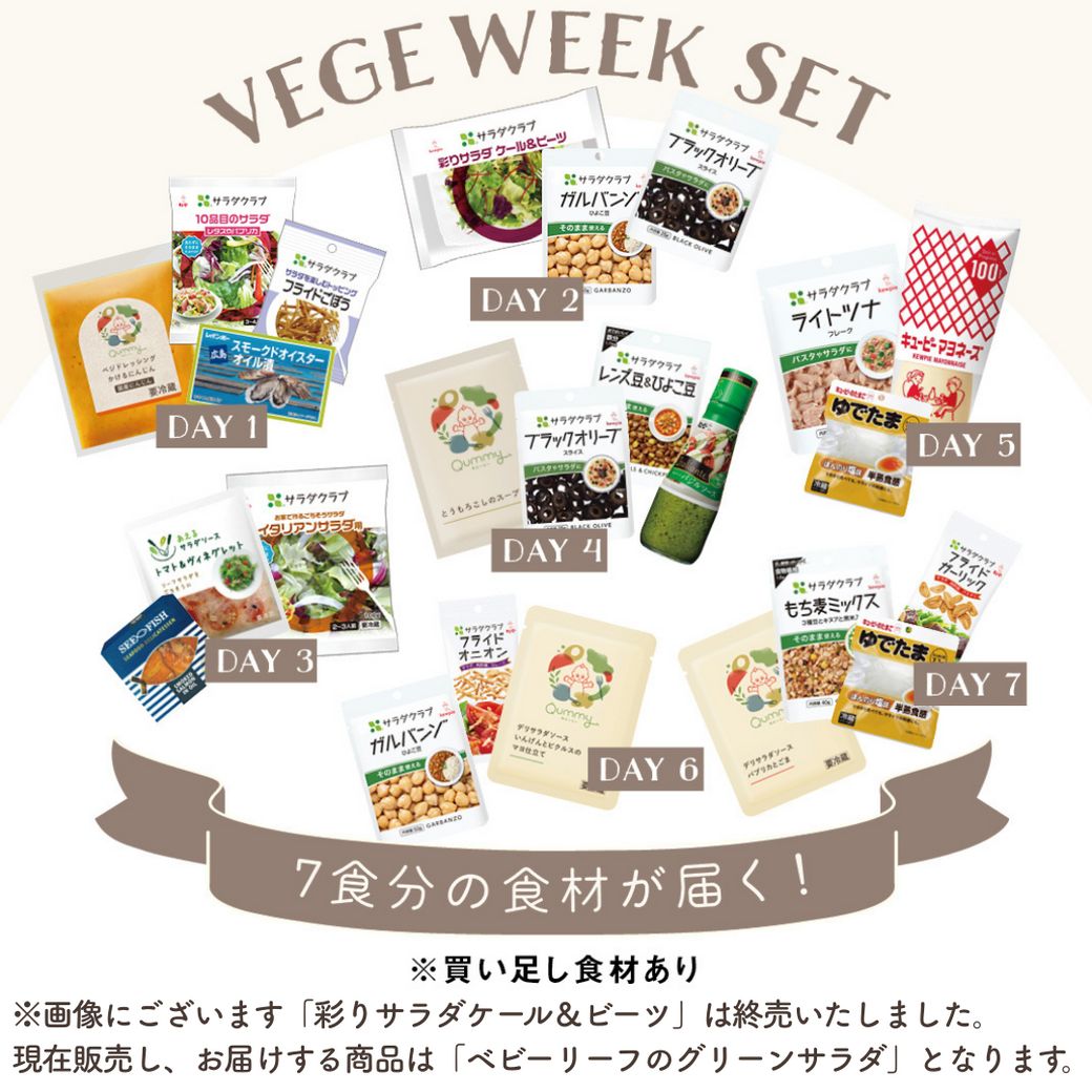 VEGE WEEK 世界のサラダを味わう1週間