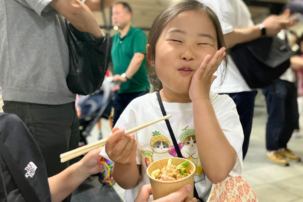 イベントレポート:親も子も笑顔があふれた、サラダ試食会