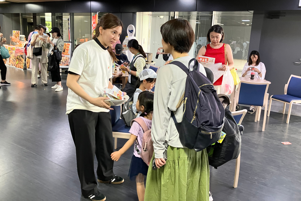 イベントレポート:親も子も笑顔があふれた、サラダ試食会