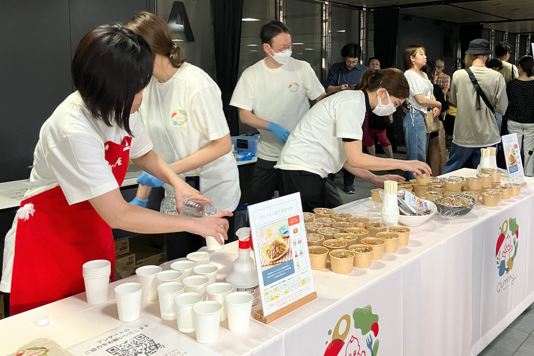 イベントレポート:親も子も笑顔があふれた、サラダ試食会