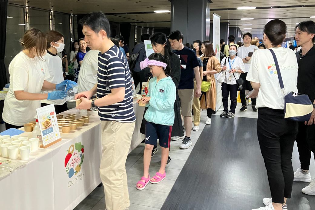 イベントレポート:親も子も笑顔があふれた、サラダ試食会