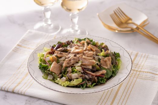 【3/4販売開始】週末の夜、贅沢ビストロ。3種のきのこと楽しむ、ご褒美サラダ。