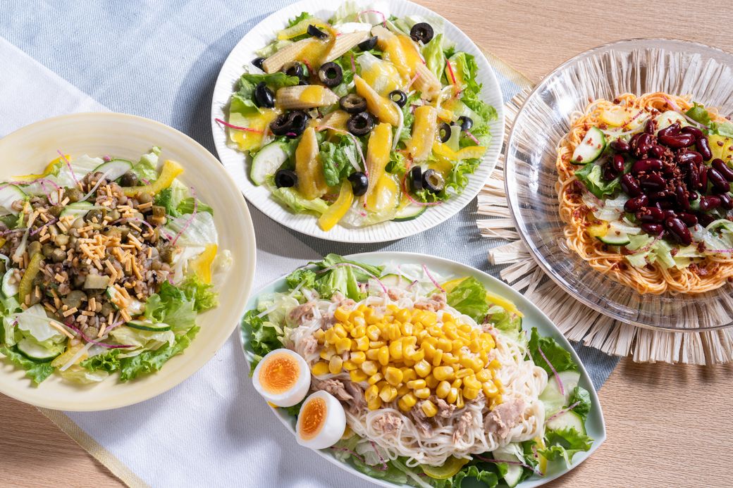 キッチンに立つ時間を最小限に。この一皿で大満足のごちそう夏サラダ