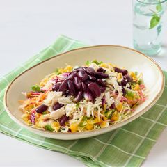 1/2日分の野菜がとれる！プラスささみのたんぱく質サラダ≪ベジドレッシング≫Qummy