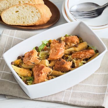 ホットサラダで朝からエネルギーチャージ！白菜とサーモンのサラダ≪ホットサラダ≫Qummy