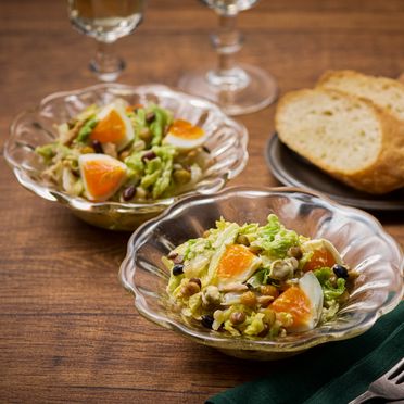 レンチンで簡単おつまみ！白菜と雑穀のマヨサラダ≪ホットサラダ≫Qummy