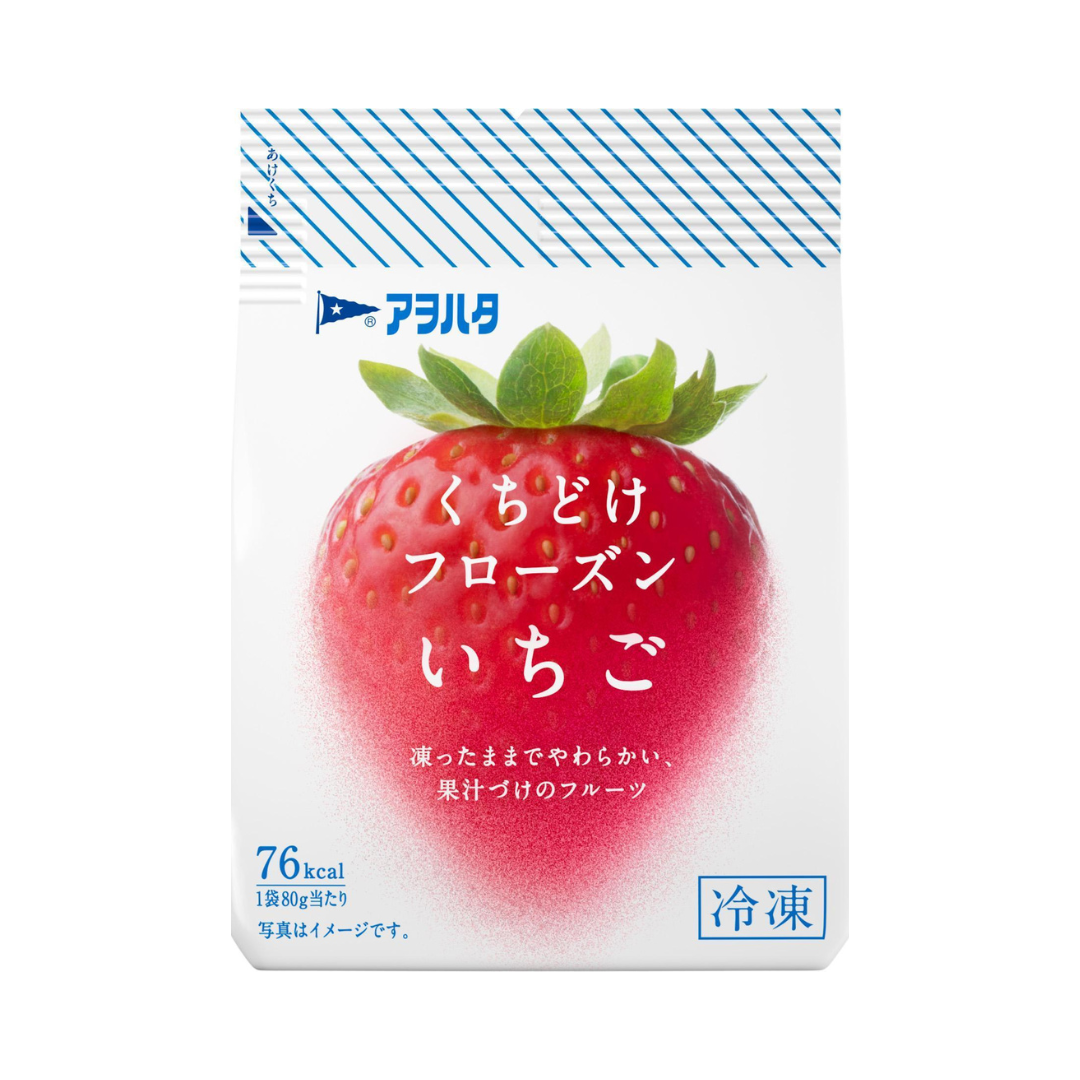 くちどけフローズン いちご80g｜アヲハタ | Qummy(キユーミー)