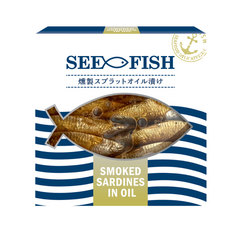 スモークドオイルスプラット120g｜SEE FISH