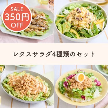 【SALE】レタスのサラダ4食セット