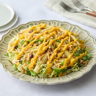 期間限定！春キャベツミックスとヤングコーンのサラダQummy