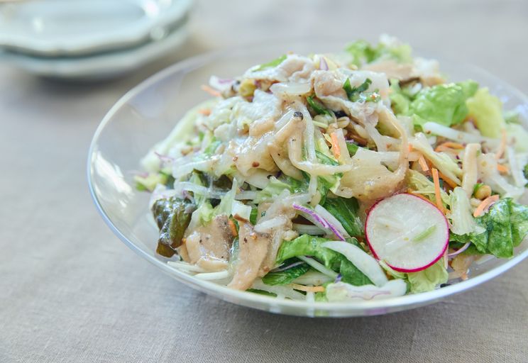 10品目野菜と和える冷しゃぶ