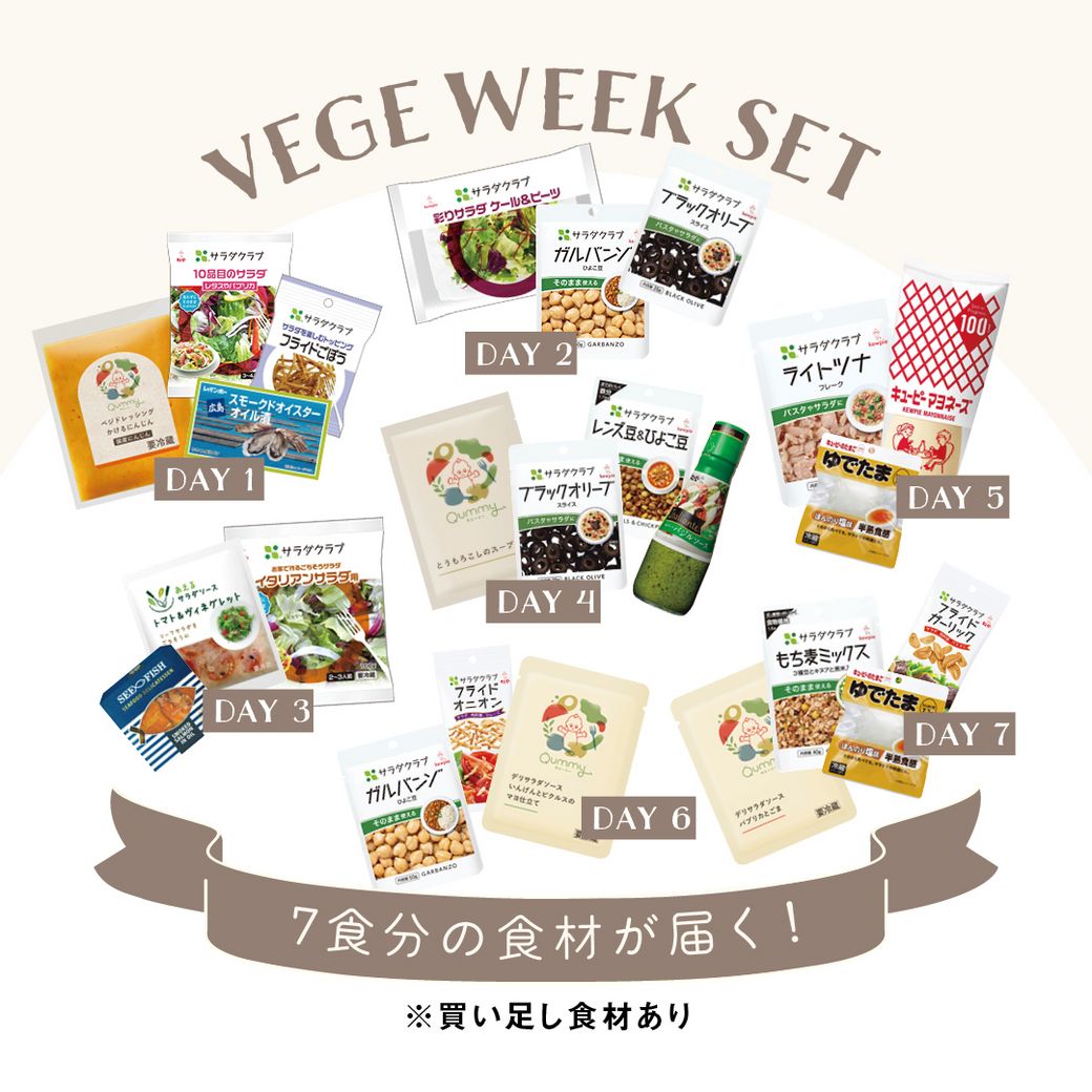 VEGE WEEK 世界のサラダを味わう1週間