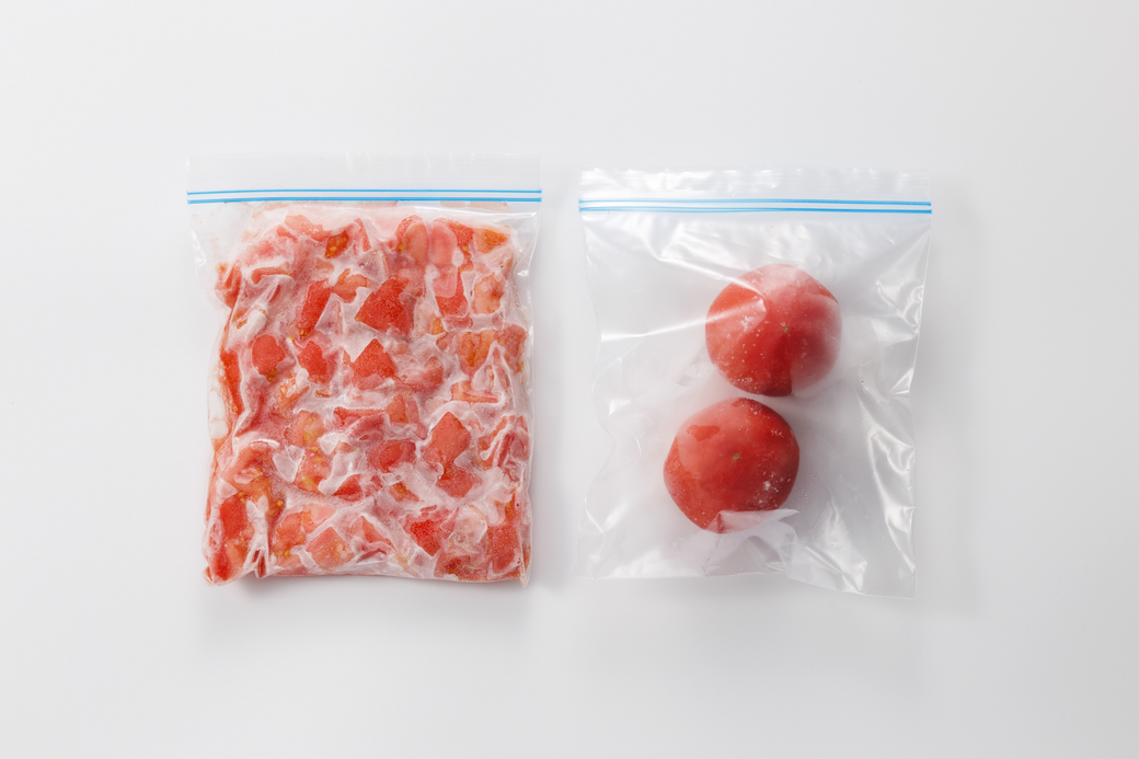 冷凍保存したトマト
