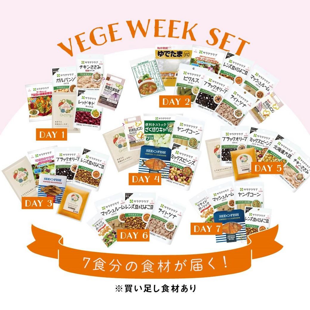 新しい野菜の楽しみ方が見つかる！人気講師監修「VEGE WEEK」セット、期間・数量限定で再販決定！