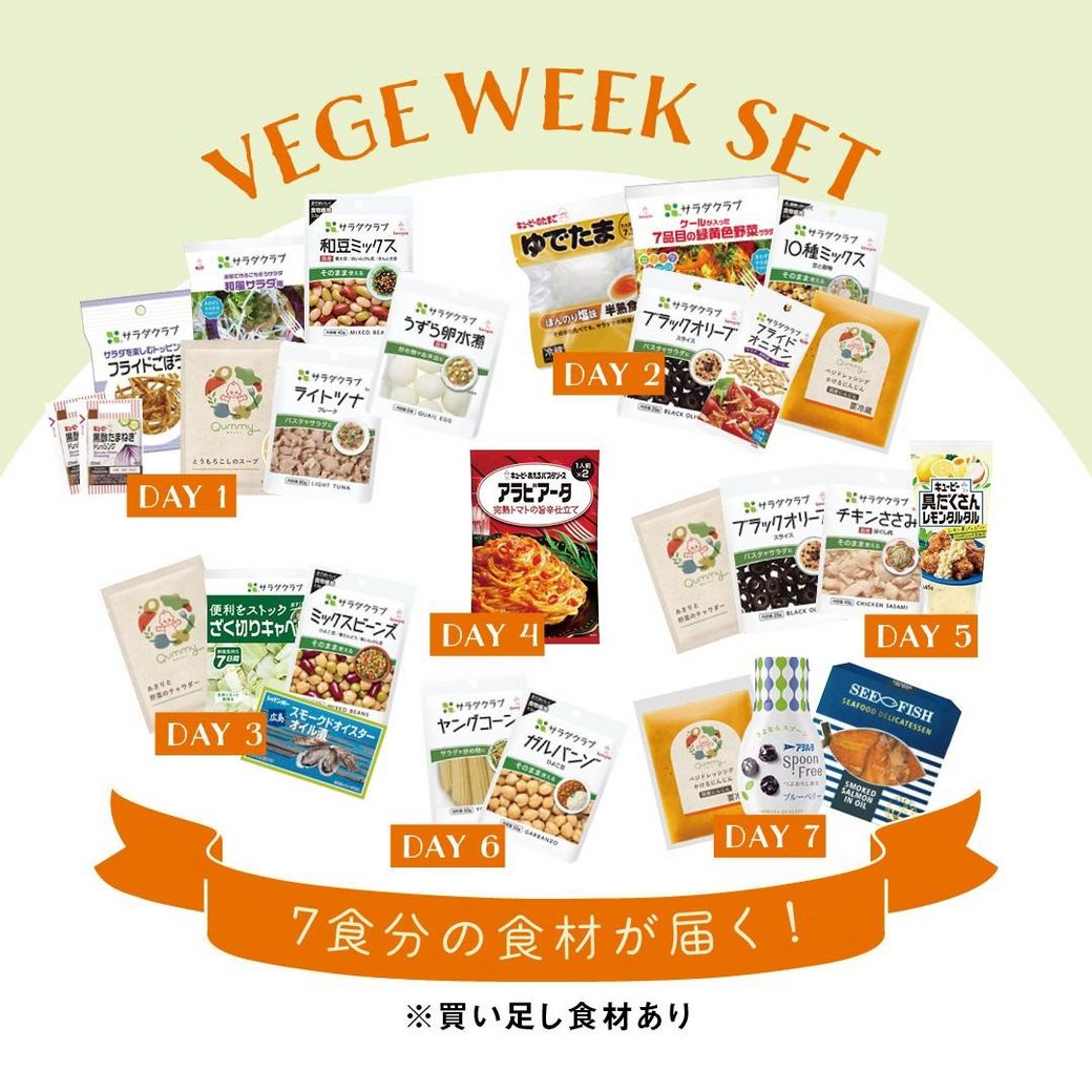 新しい野菜の楽しみ方が見つかる！人気講師監修「VEGE WEEK」セット、期間・数量限定で再販決定！