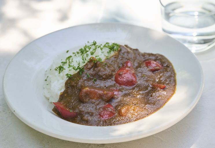 トマトと牛肉のカレー